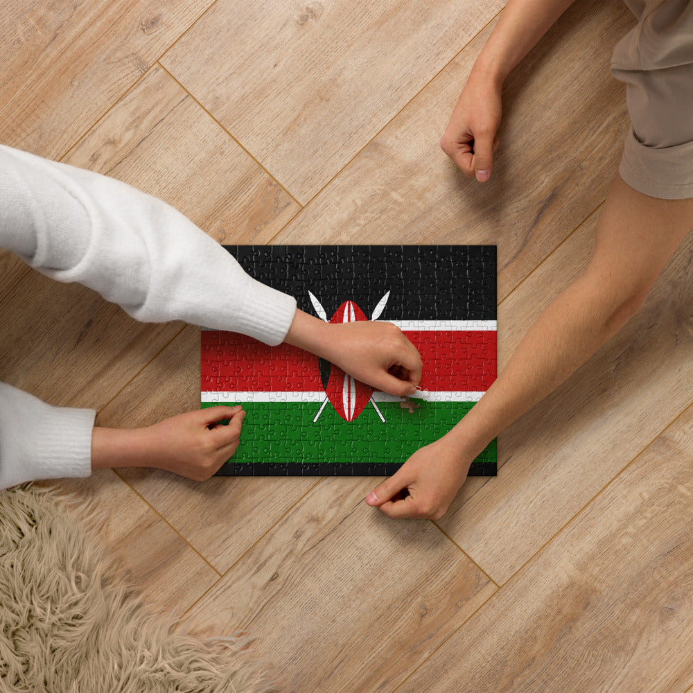 National Flag Jigsaw Puzzles - Collection 1 Kenya puzzle