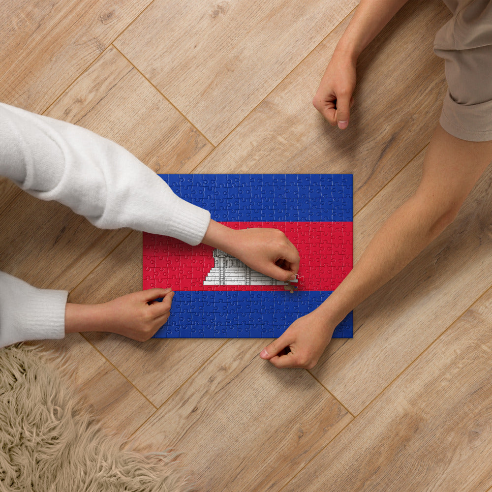 National Flag Jigsaw Puzzles - Collection 1 Cambodia puzzle