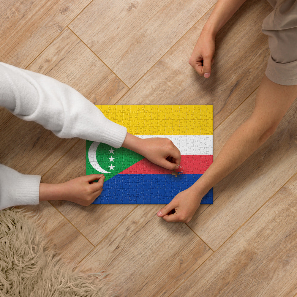 National Flag Jigsaw Puzzles - Collection 1 Comoros puzzle