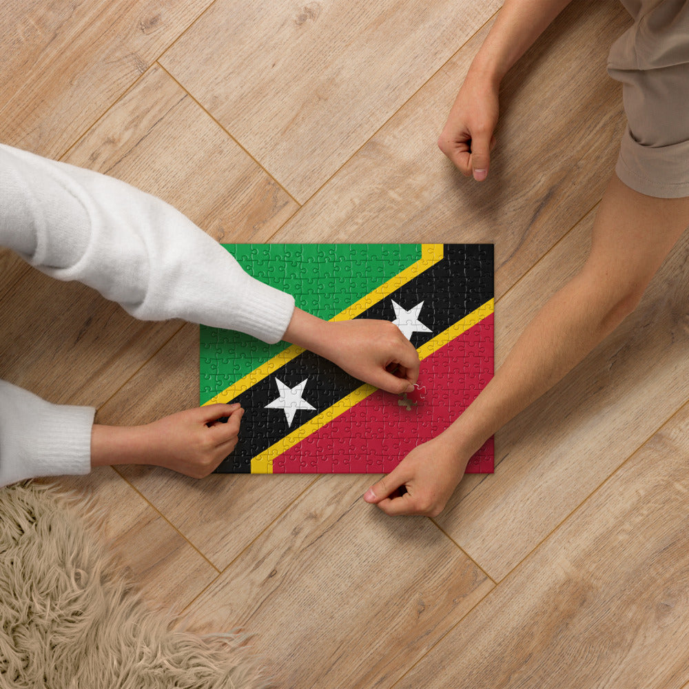 National Flag Jigsaw Puzzles - Collection 1 St. Kitts & Nevis puzzle