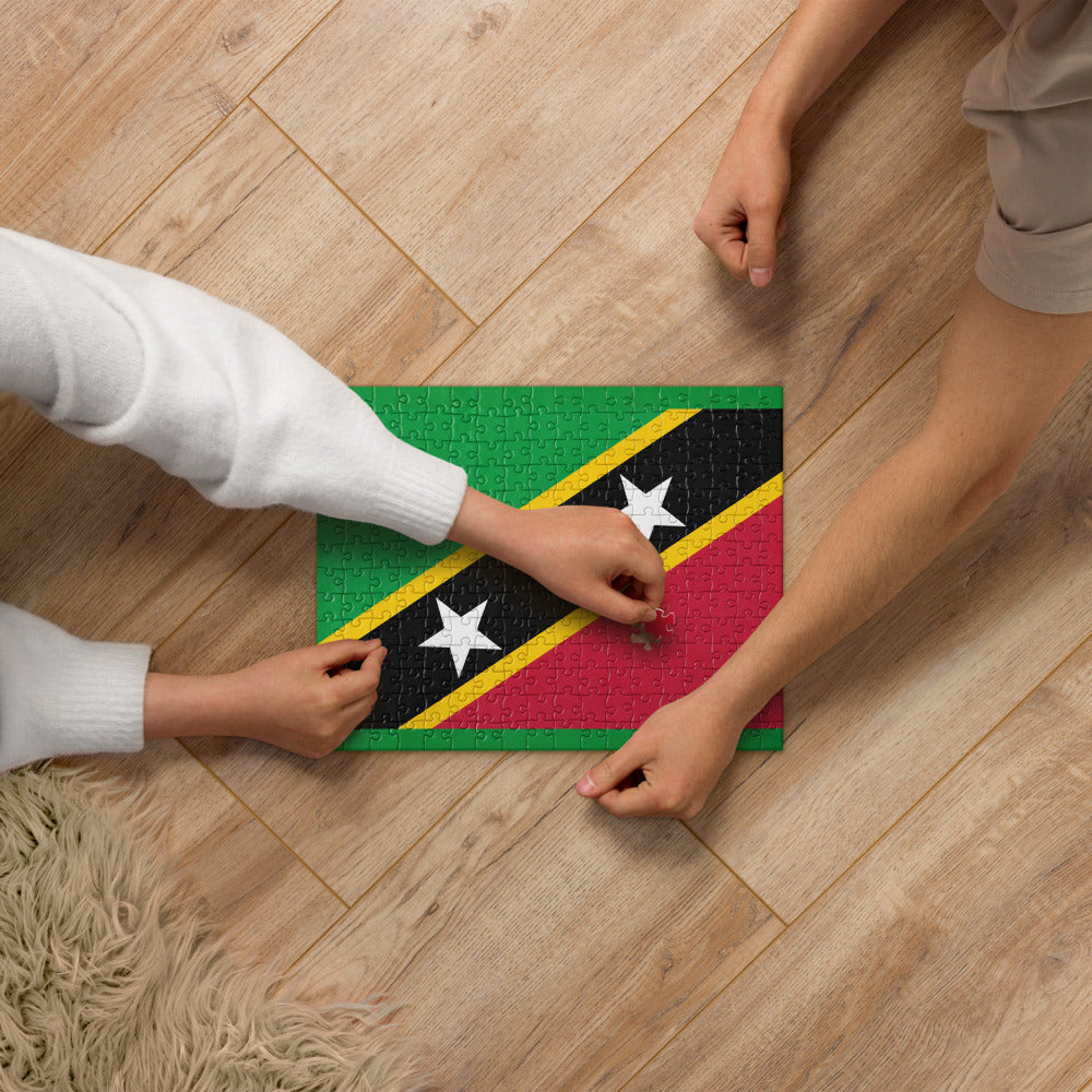 National Flag Jigsaw Puzzles - Collection 1 St. Kitts & Nevis puzzle