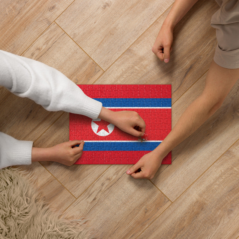 National Flag Jigsaw Puzzles - Collection 1 North Korea puzzle