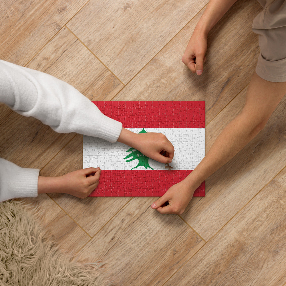 National Flag Jigsaw Puzzles - Collection 1 Lebanon puzzle