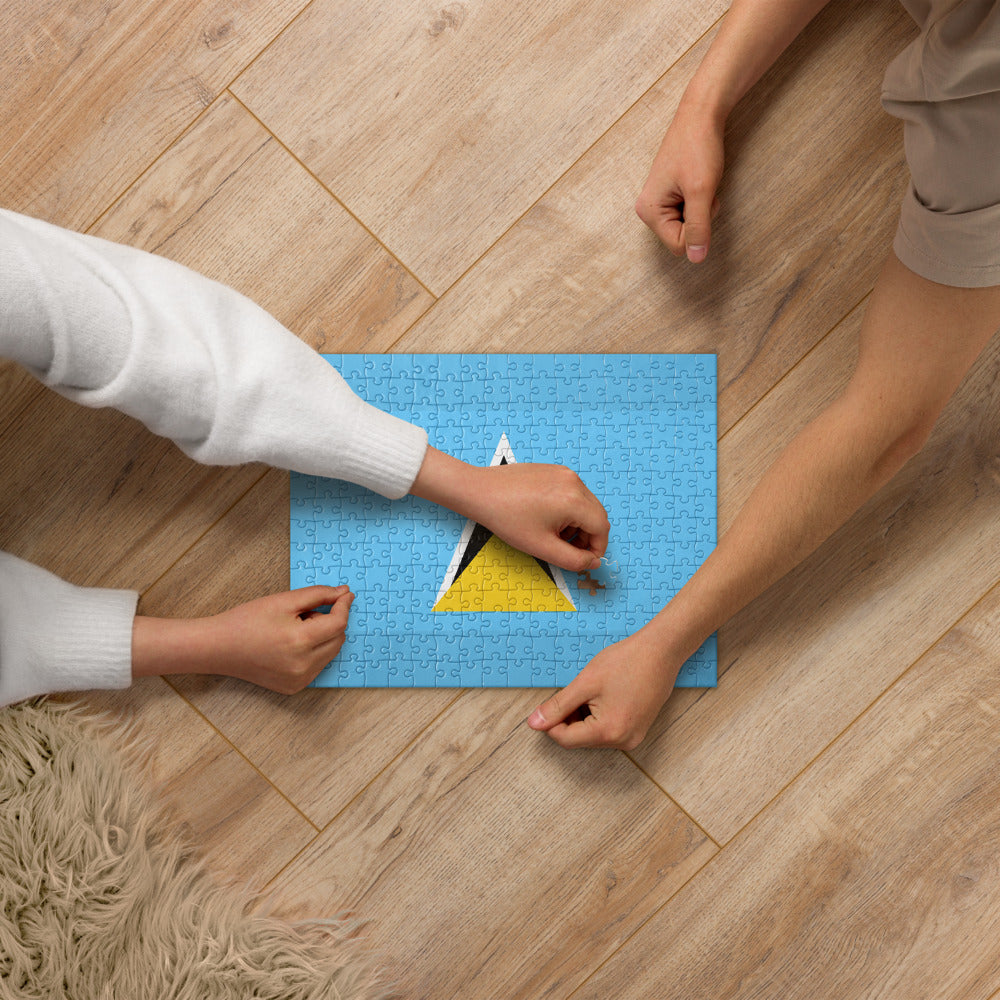 National Flag Jigsaw Puzzles - Collection 1 St. Lucia puzzle