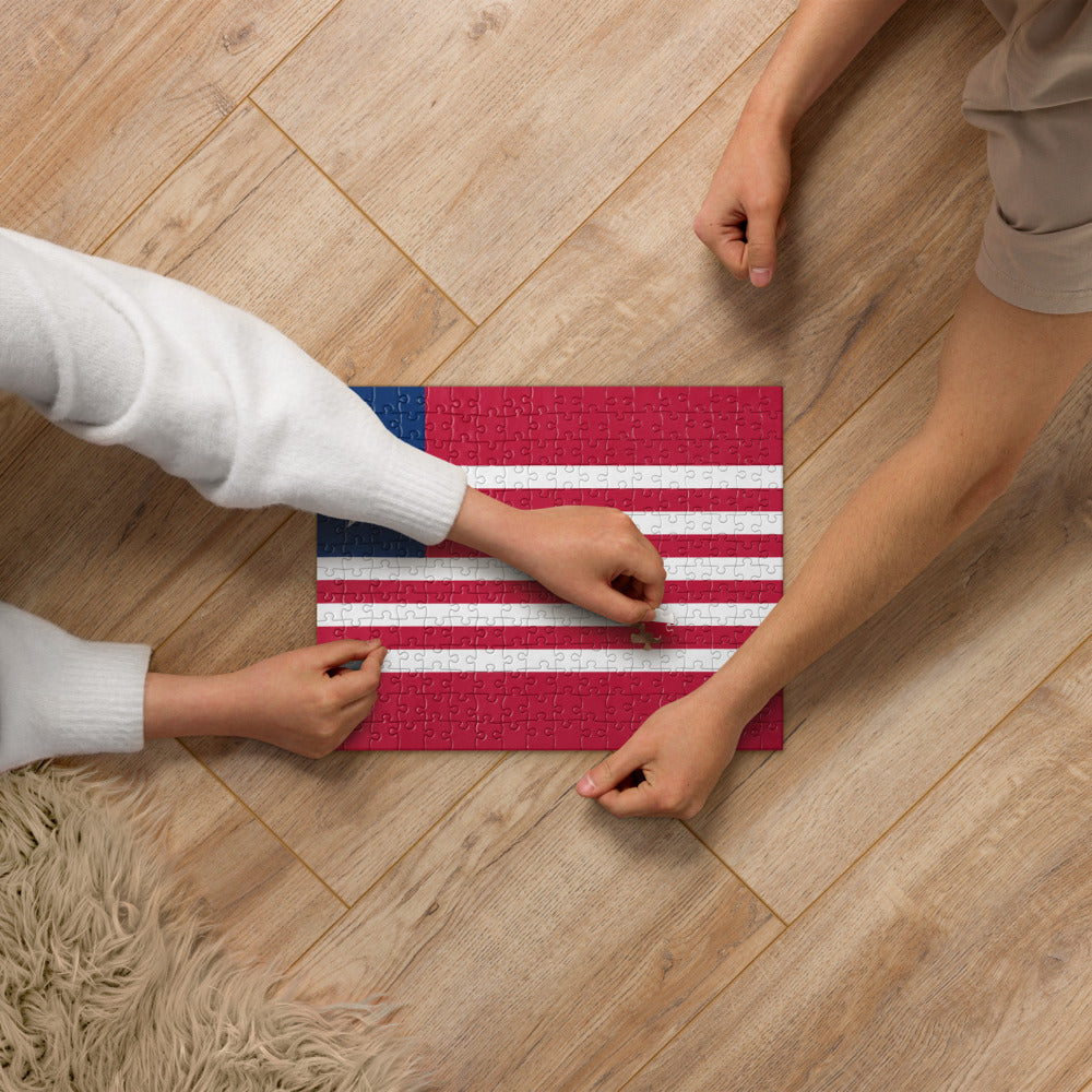 National Flag Jigsaw Puzzles - Collection 2 Liberia puzzle