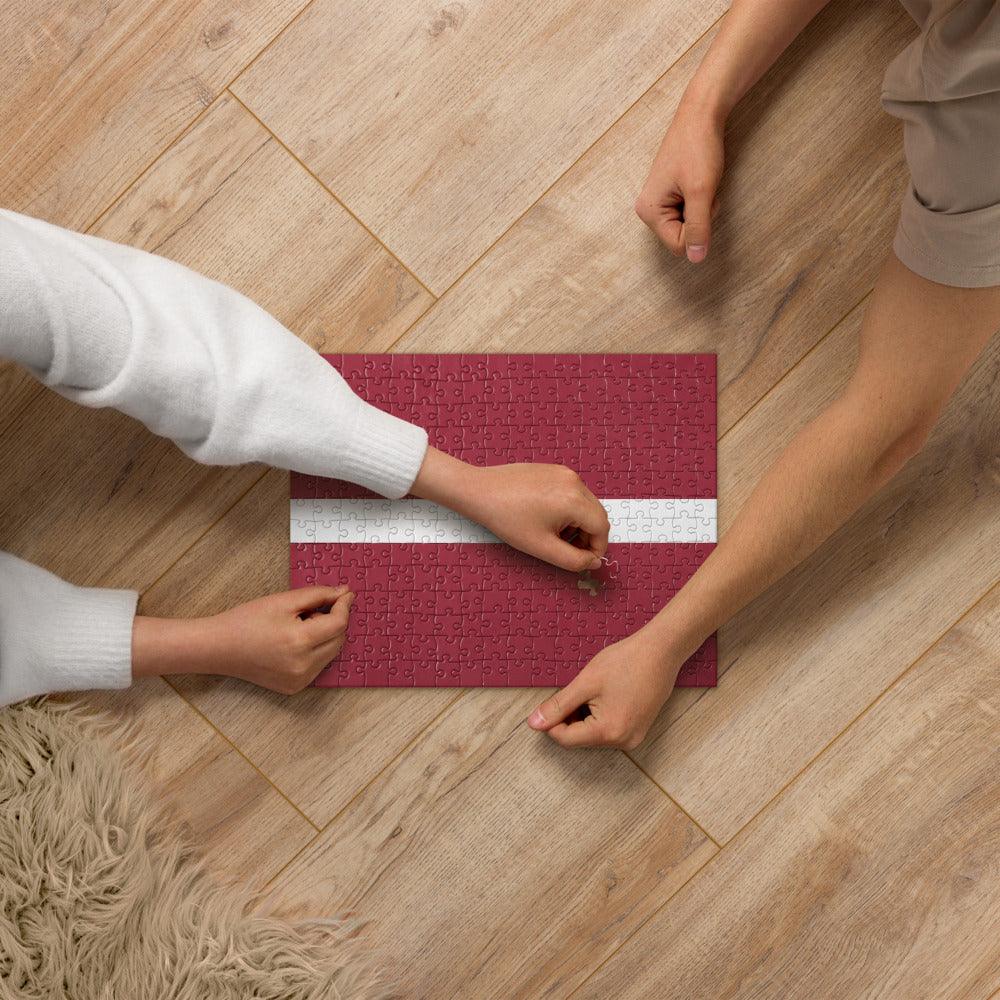 National Flag Jigsaw Puzzles - Collection 2 Latvia puzzle