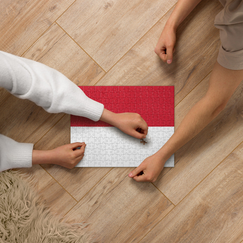 National Flag Jigsaw Puzzles - Collection 2 Monaco puzzle