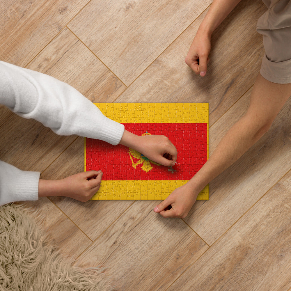 National Flag Jigsaw Puzzles - Collection 2 Montenegro puzzle