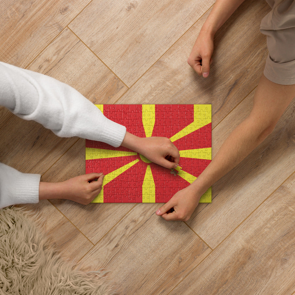 National Flag Jigsaw Puzzles - Collection 2 North Macedonia puzzle