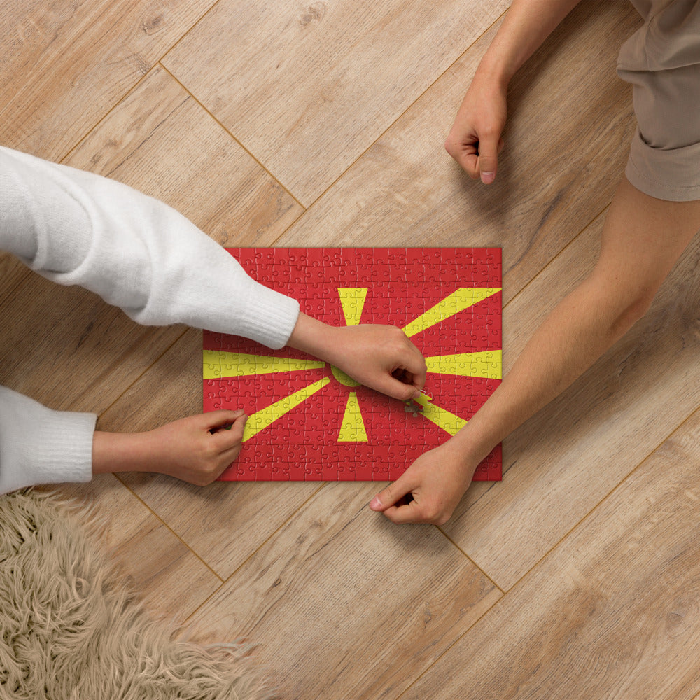 National Flag Jigsaw Puzzles - Collection 2 North Macedonia puzzle