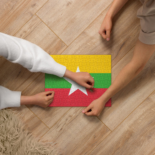 National Flag Jigsaw Puzzles - Collection 2 Myanmar / 252 pieces