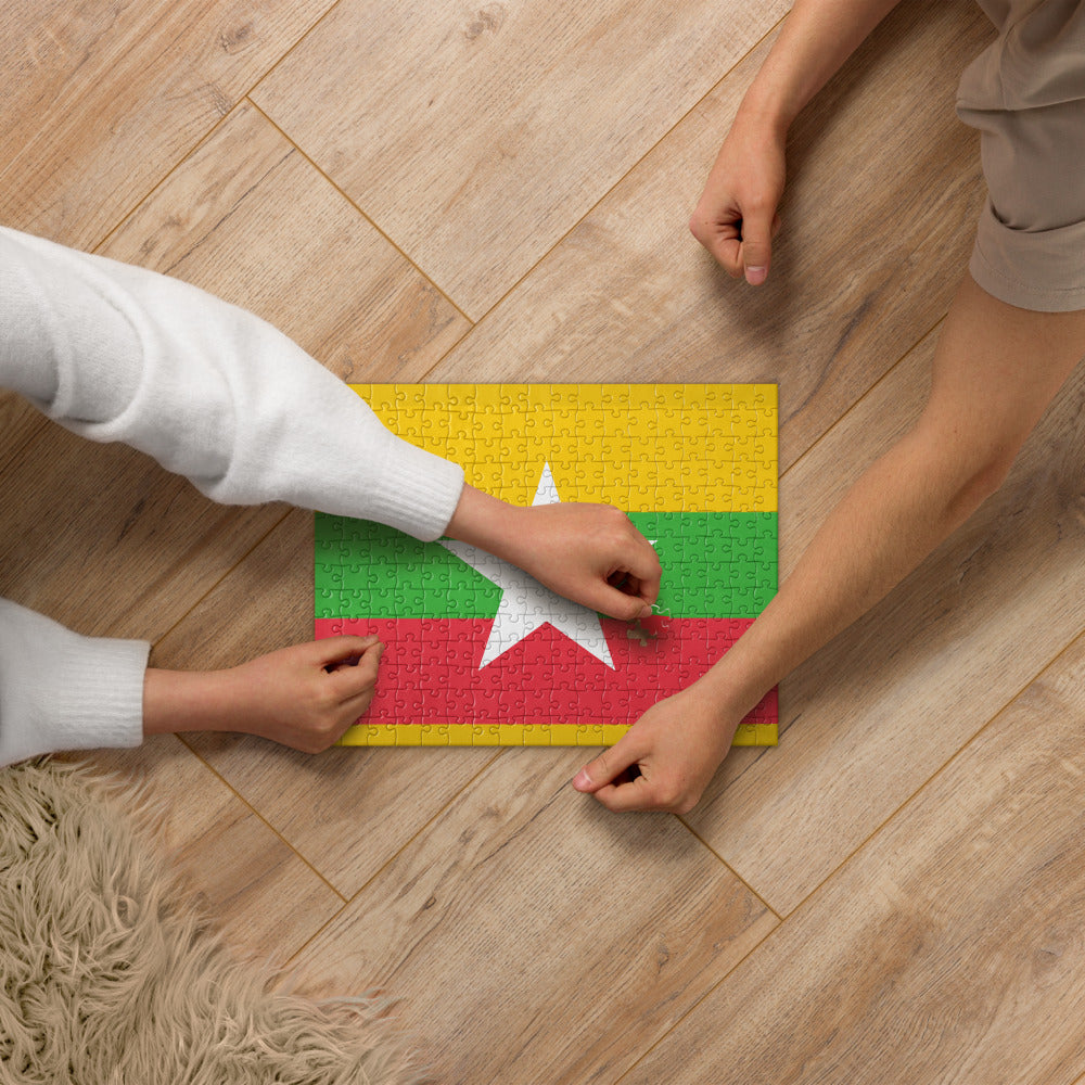National Flag Jigsaw Puzzles - Collection 2 Myanmar puzzle
