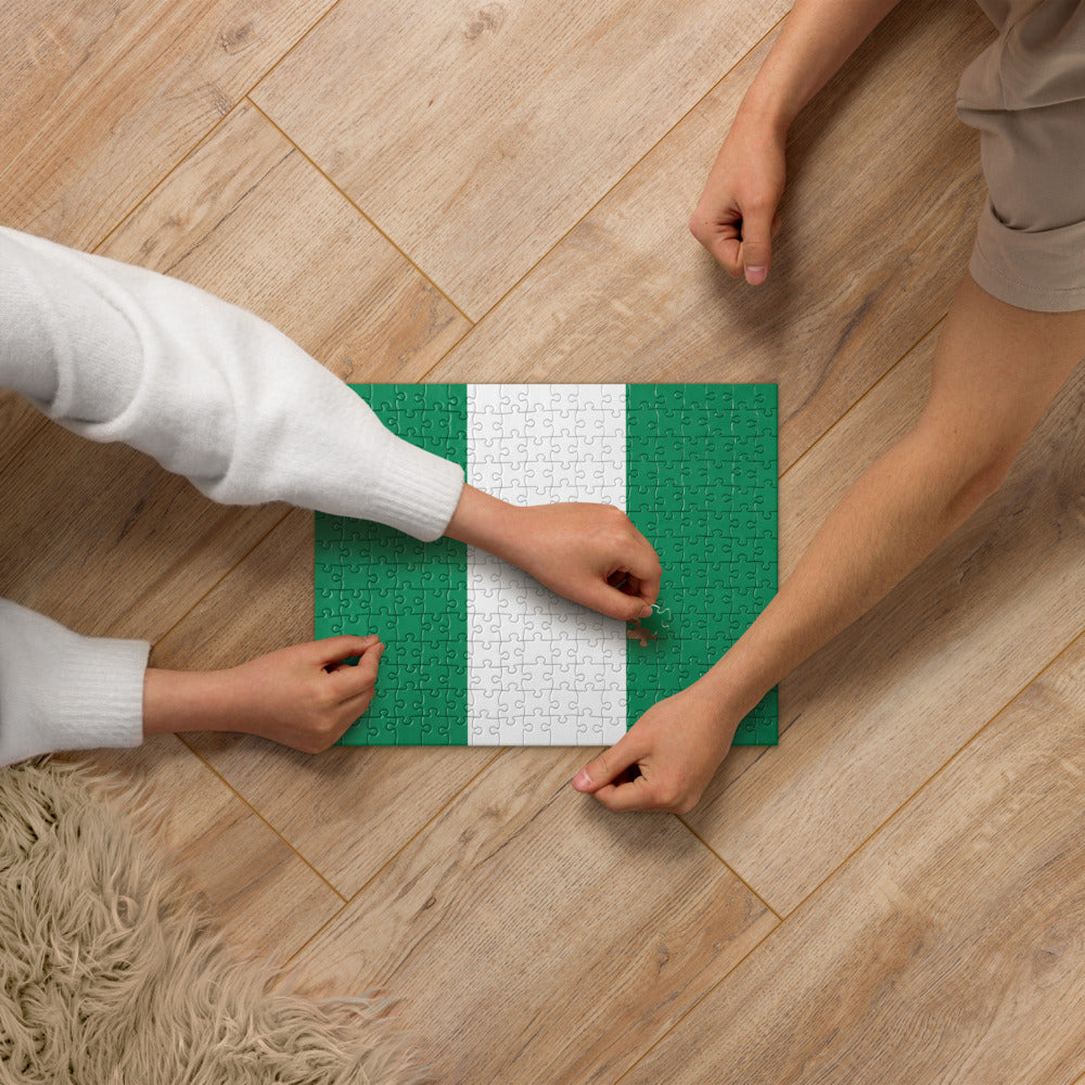 National Flag Jigsaw Puzzles - Collection 2 Nigeria puzzle
