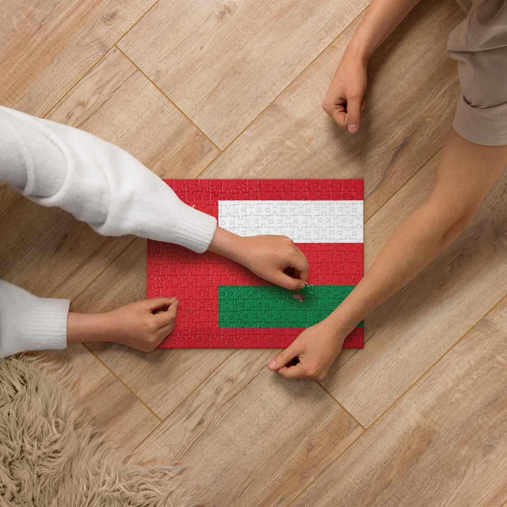 National Flag Jigsaw Puzzles - Collection 2 Oman puzzle