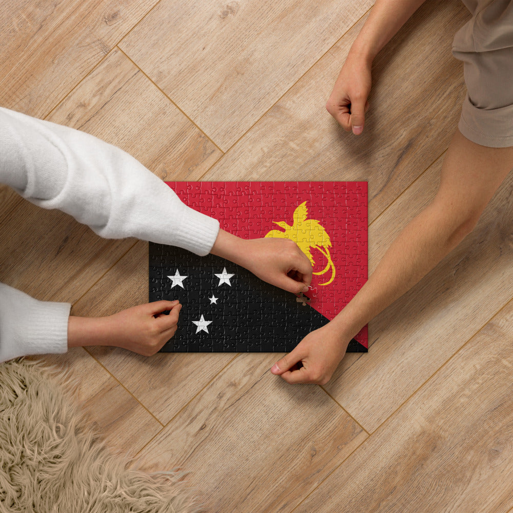 National Flag Jigsaw Puzzles - Collection 2 Papua New Guinea puzzle