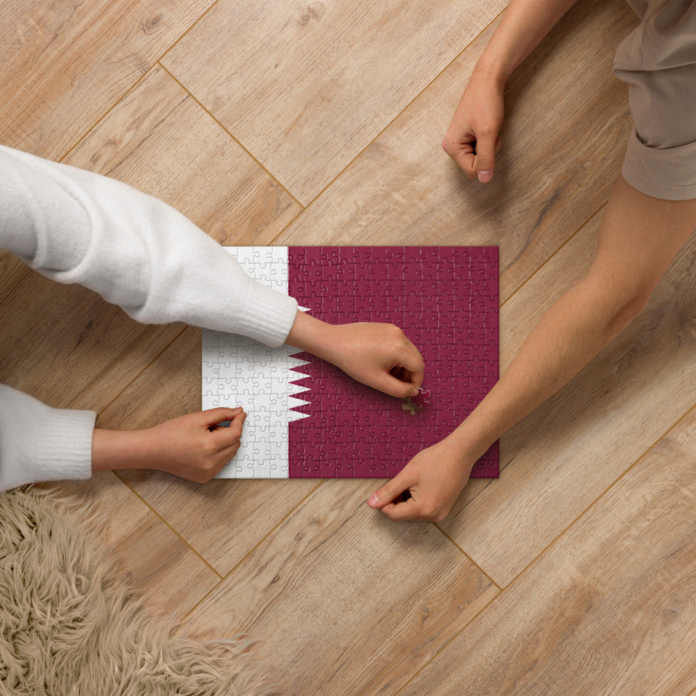 National Flag Jigsaw Puzzles - Collection 2 Qatar puzzle