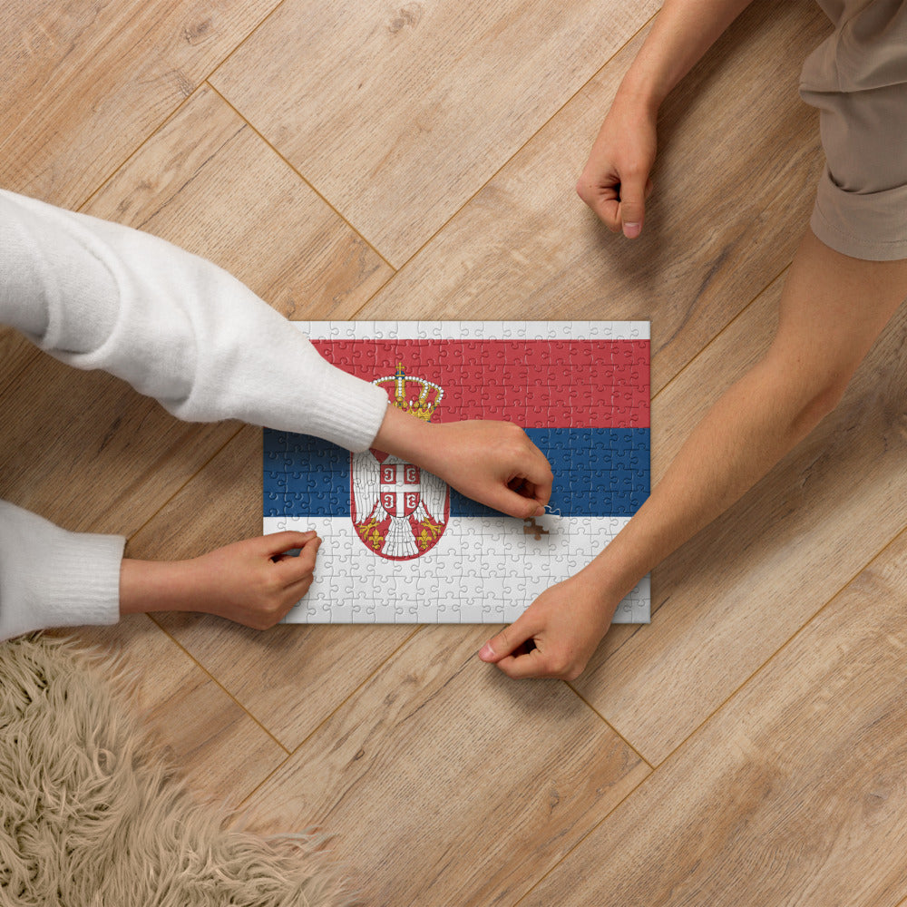 National Flag Jigsaw Puzzles - Collection 2 Serbia puzzle