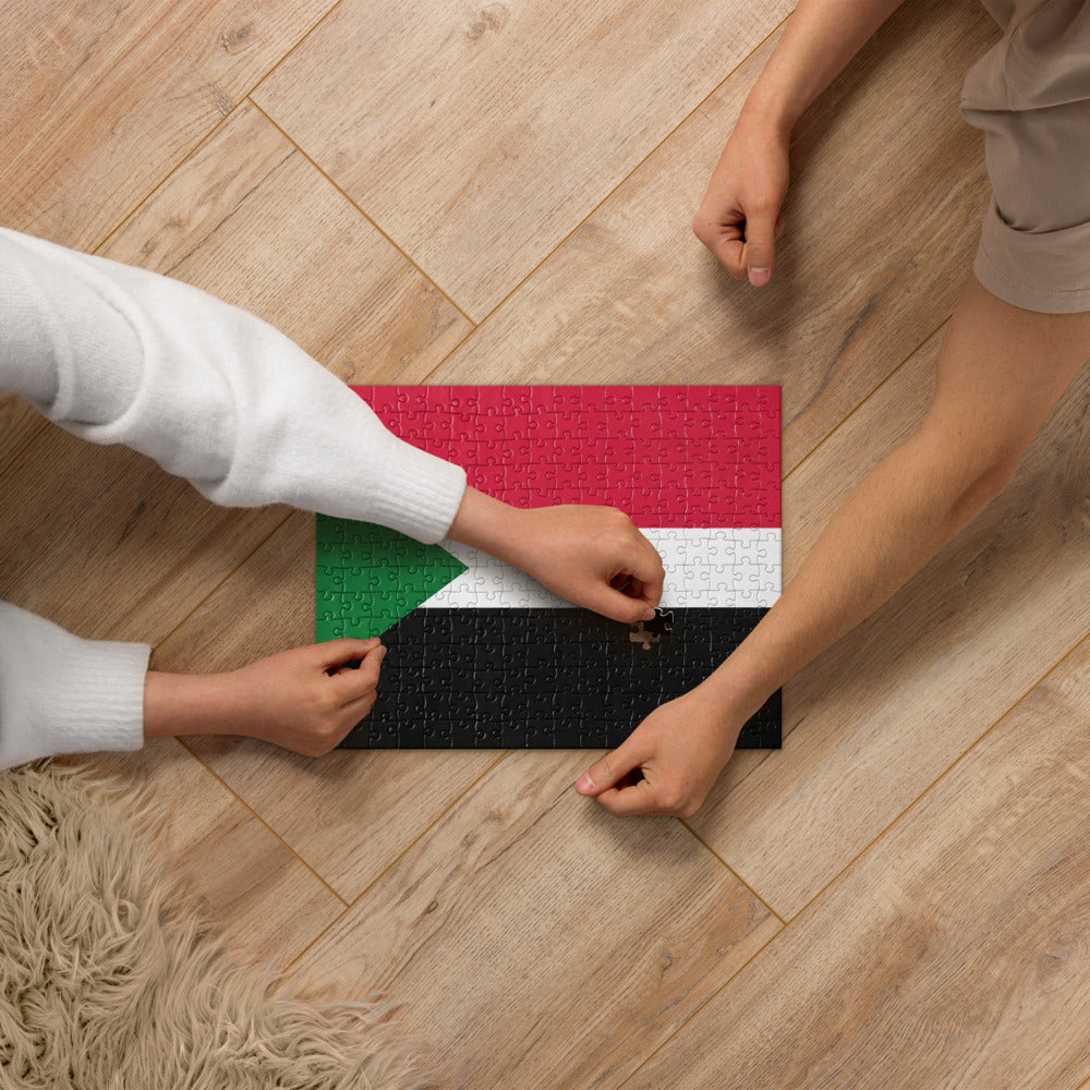 National Flag Jigsaw Puzzles - Collection 2 Sudan puzzle