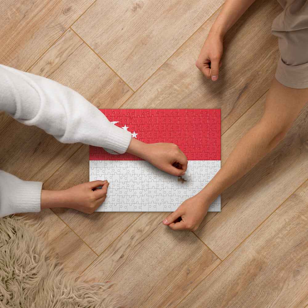 National Flag Jigsaw Puzzles - Collection 2 Singapore puzzle