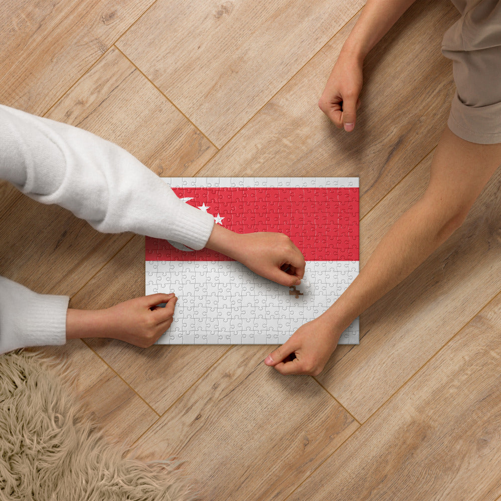 National Flag Jigsaw Puzzles - Collection 2 Singapore puzzle