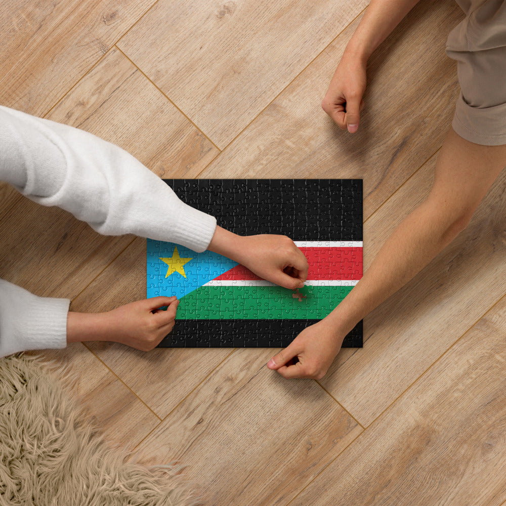 National Flag Jigsaw Puzzles - Collection 2 South Sudan puzzle