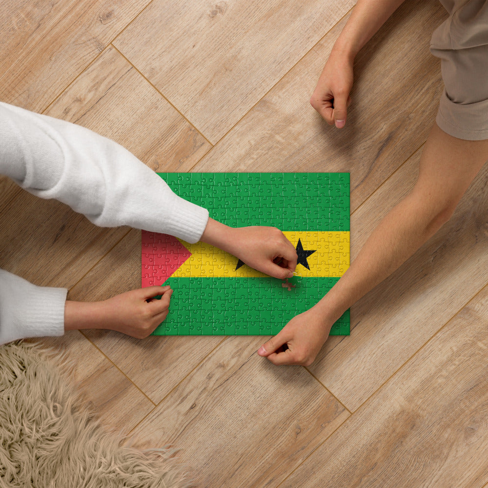 National Flag Jigsaw Puzzles - Collection 2 Sao Tome & Principe puzzle