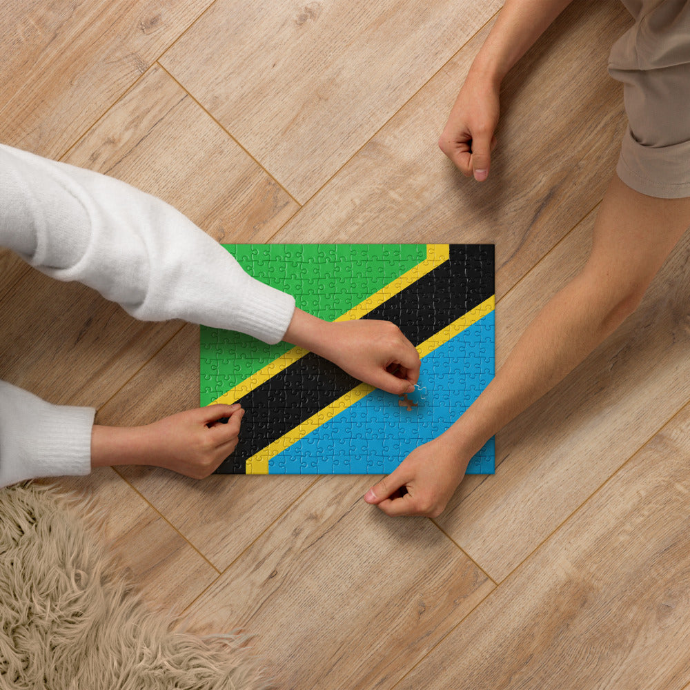 National Flag Jigsaw Puzzles - Collection 2 Tanzania puzzle