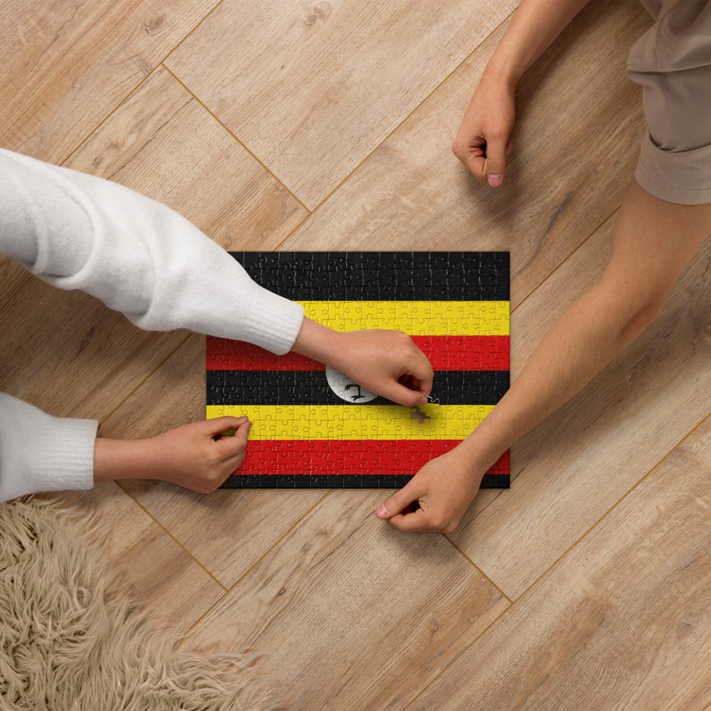National Flag Jigsaw Puzzles - Collection 2 Uganda puzzle