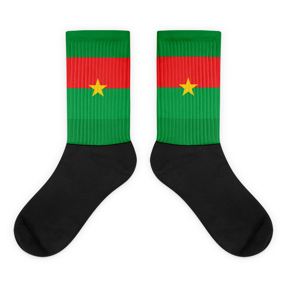 National Flag Socks - Collection 1 Burkina Faso socks-m