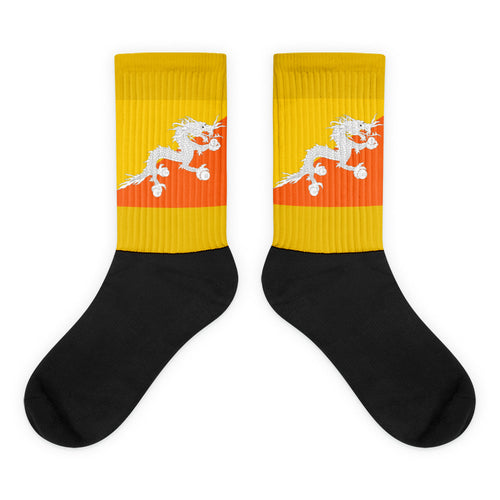 National Flag Socks - Collection 1 Bhutan / M