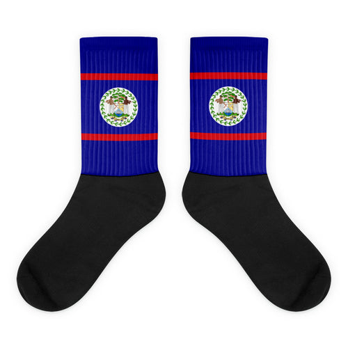 National Flag Socks - Collection 1 Belize / M