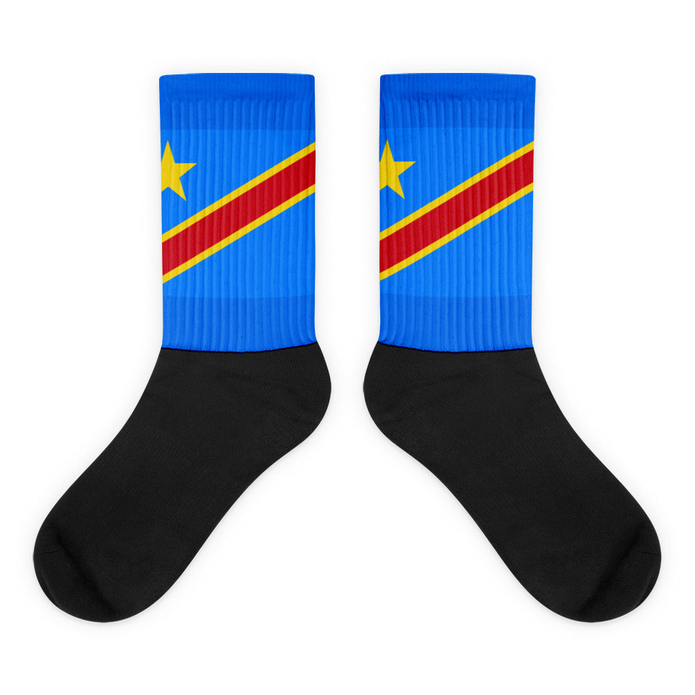 National Flag Socks - Collection 1 Democratic Republic of the Congo socks-m