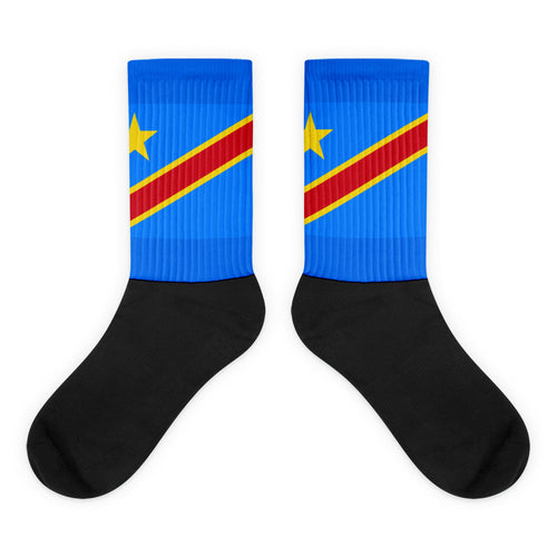 National Flag Socks - Collection 1 Democratic Republic of the Congo / M