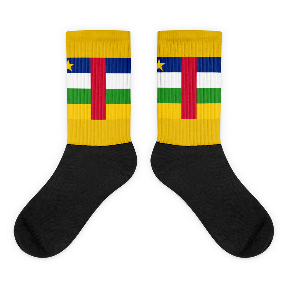 National Flag Socks - Collection 1 Central African Republic socks-m