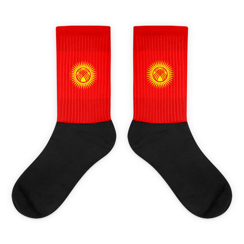 National Flag Socks - Collection 3 Kyrgyzstan / M