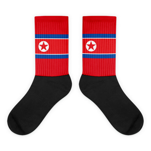 National Flag Socks - Collection 3 North Korea / M