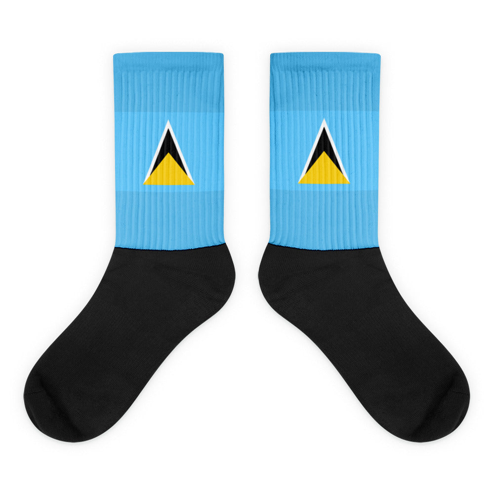National Flag Socks - Collection 3 St. Lucia socks-m