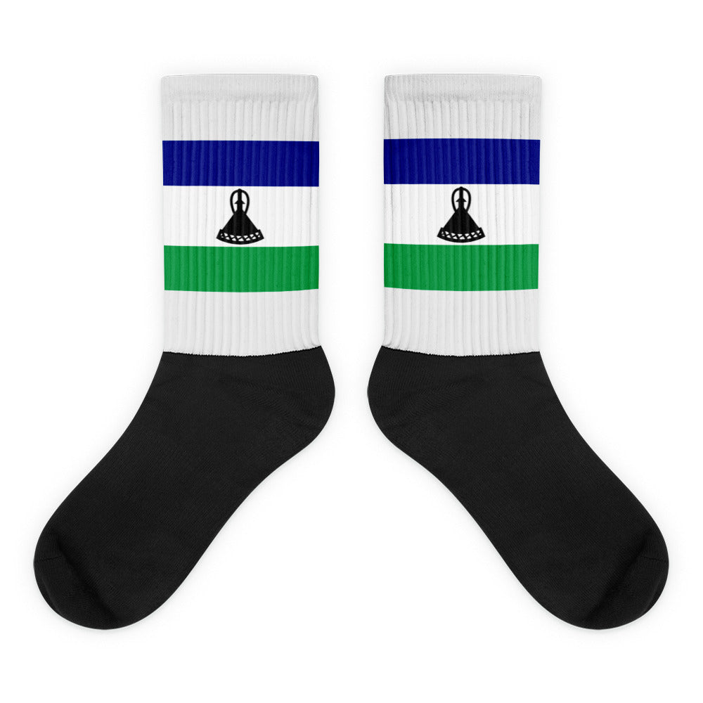 National Flag Socks - Collection 4 Lesotho socks-m