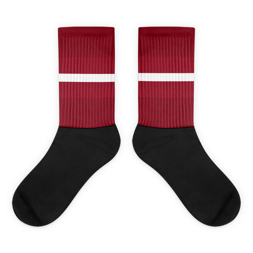 National Flag Socks - Collection 4 Latvia socks-m