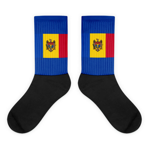 National Flag Socks - Collection 4 Moldova / M