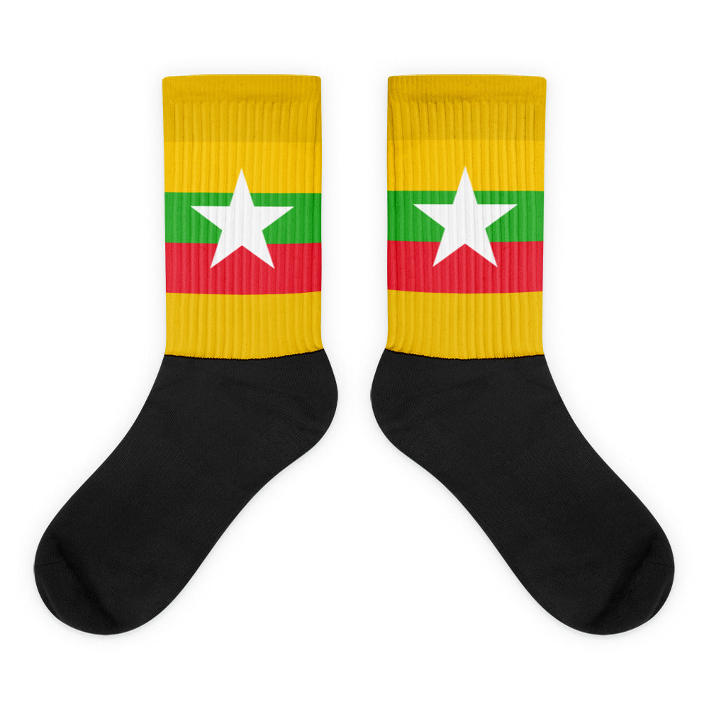 National Flag Socks - Collection 4 Myanmar socks-m