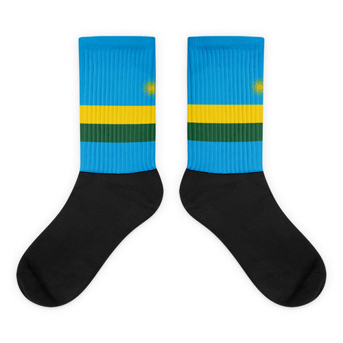 National Flag Socks - Collection 5 Rwanda / M