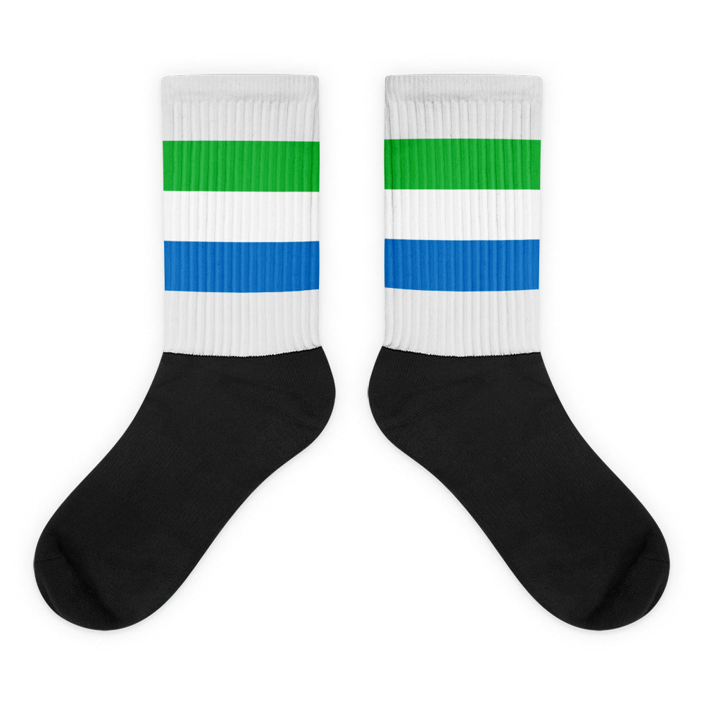 National Flag Socks - Collection 5 Sierra Leone socks-m