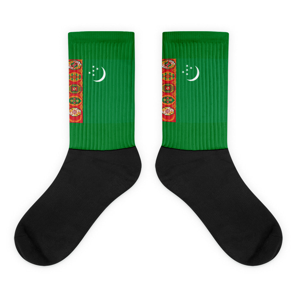 National Flag Socks - Collection 6 Turkmenistan socks-m