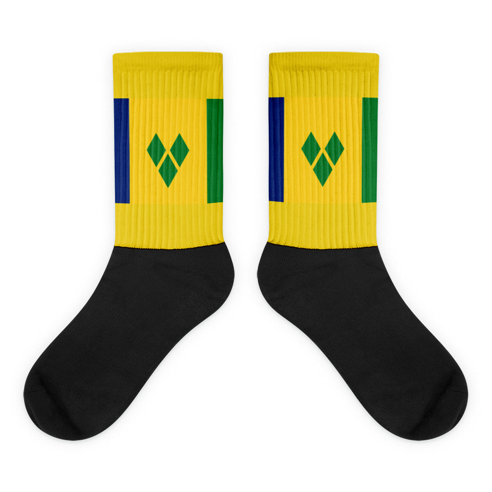 National Flag Socks - Collection 6 St. Vincent & Grenadines socks-m