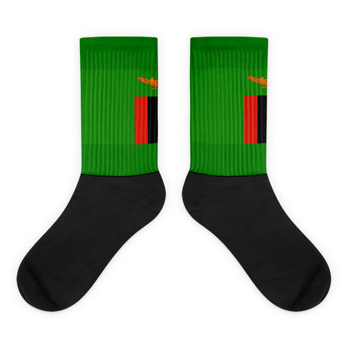 National Flag Socks - Collection 6 Zambia / M