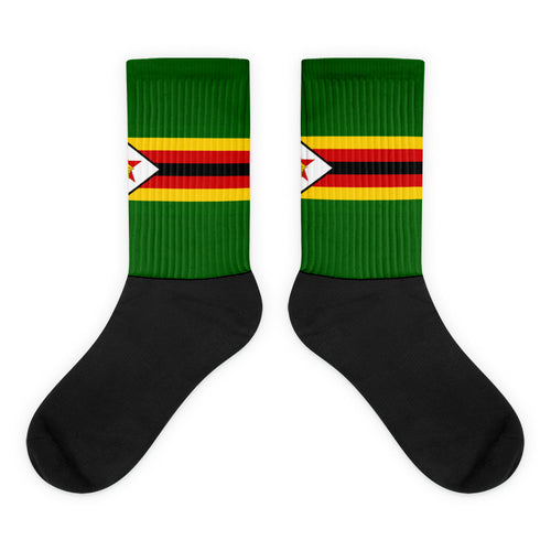 National Flag Socks - Collection 6 Zimbabwe / M