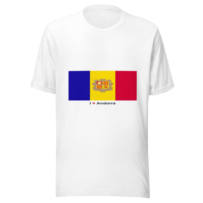 Statement Flag Shirts - Collection 1 Andorra / S / White