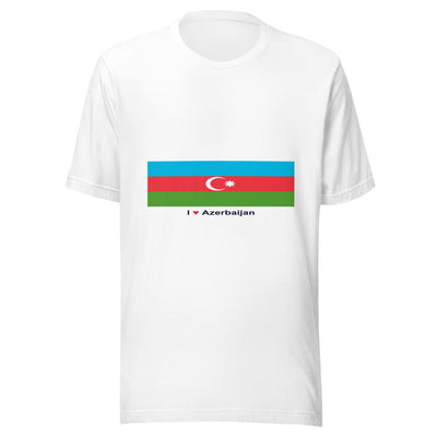 Statement Flag Shirts - Collection 1 Azerbaijan / S / White