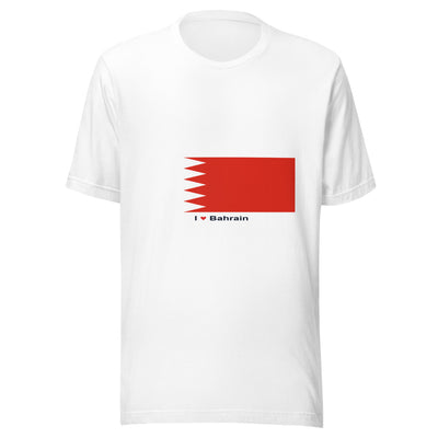 Statement Flag Shirts - Collection 1 Bahrain / S / White